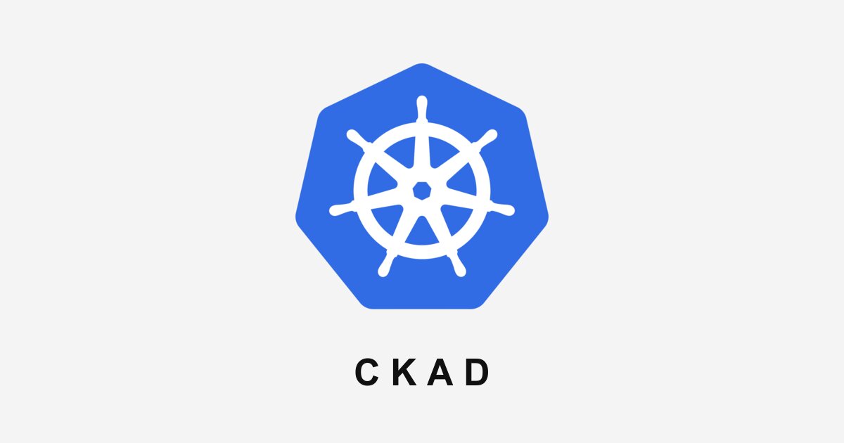 Logo de Kubernetes con el texto CKAD